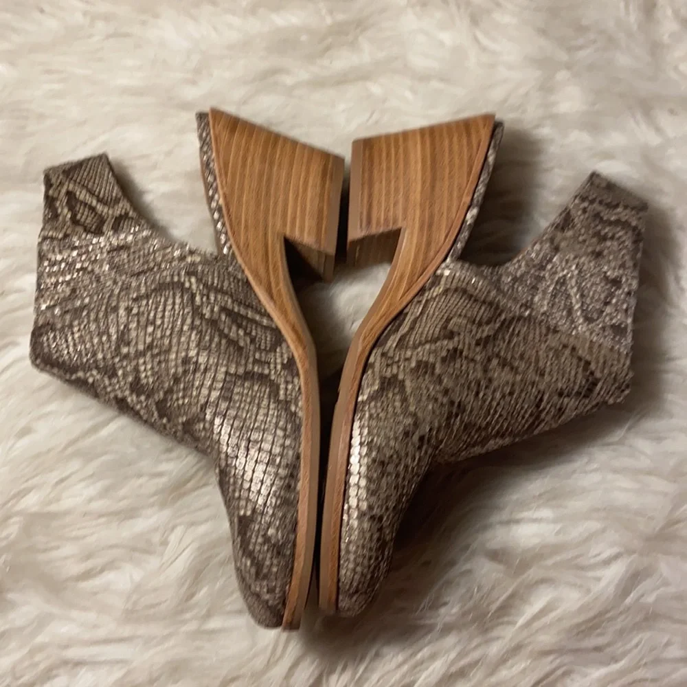 Gentle Souls Harlie Slingback snake print Shoes